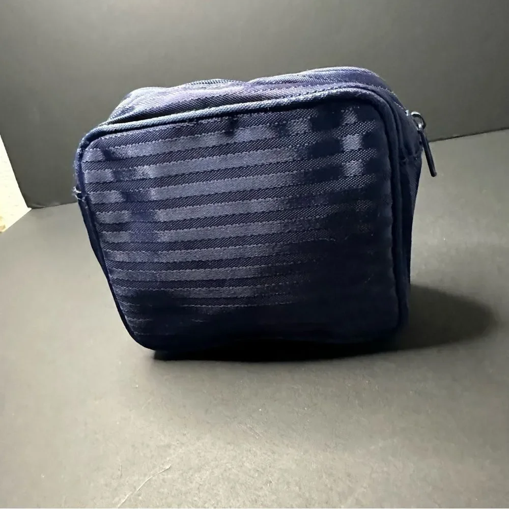 TWA Airlines Embroidered Zippered Personal Amenity Case Bag‎ Pouch - Vintage